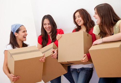 Careful handling of furniture during a central London flat move