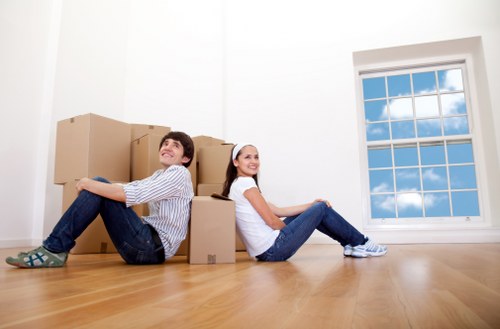 Protective wrapping and route planning for a piano removal